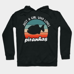 cute piranhas bites teeth gift women girls Hoodie